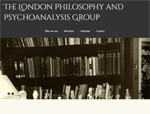 Tablet Screenshot of philosophy-psychoanalysis.org.uk